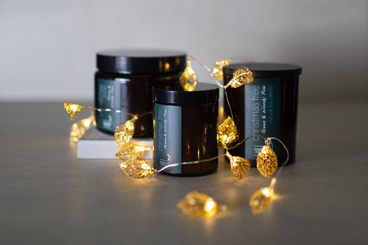 Christmas Tree Natural Soy Medium Candle