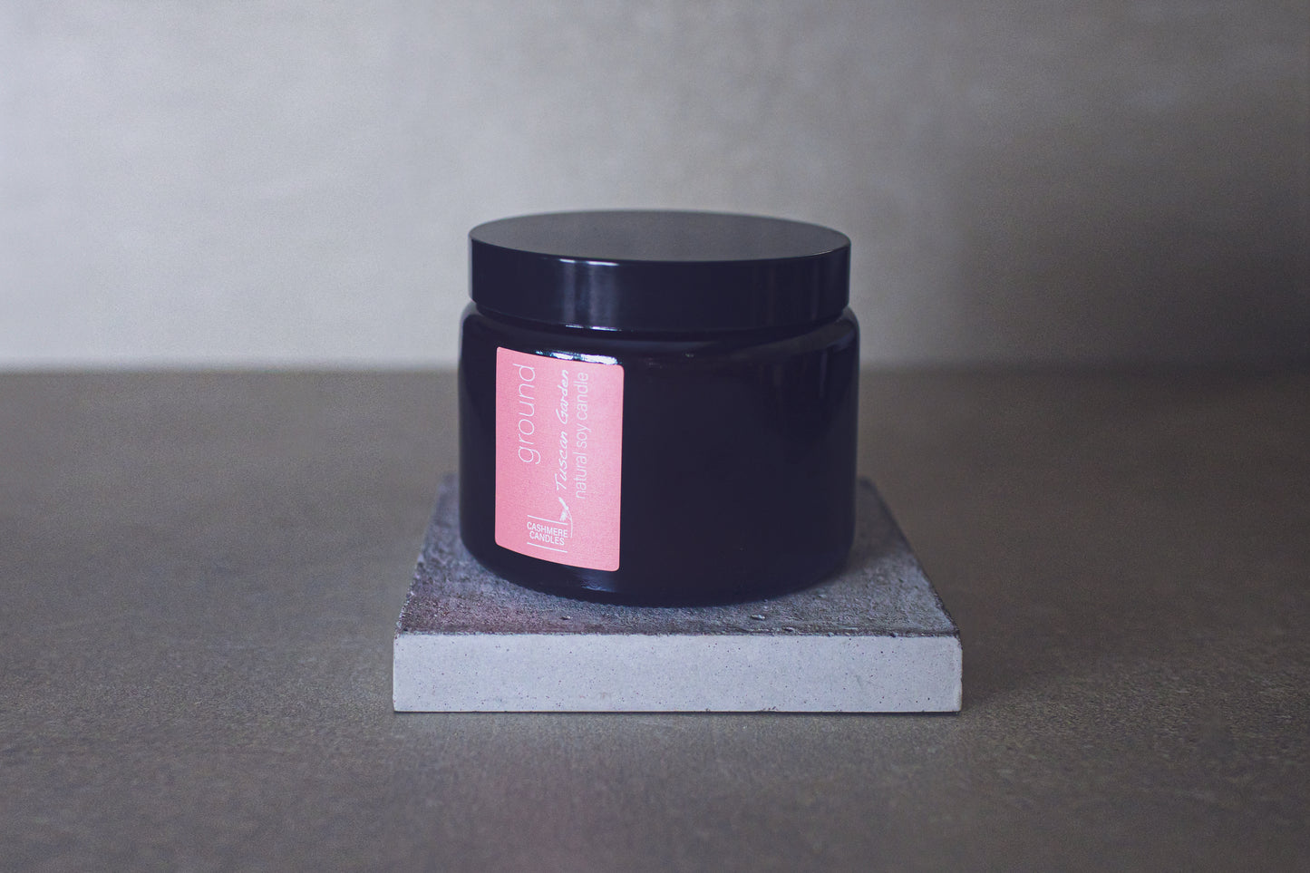 Ground Natural Soy Large 3 Wick Candle (Tuscan Garden)