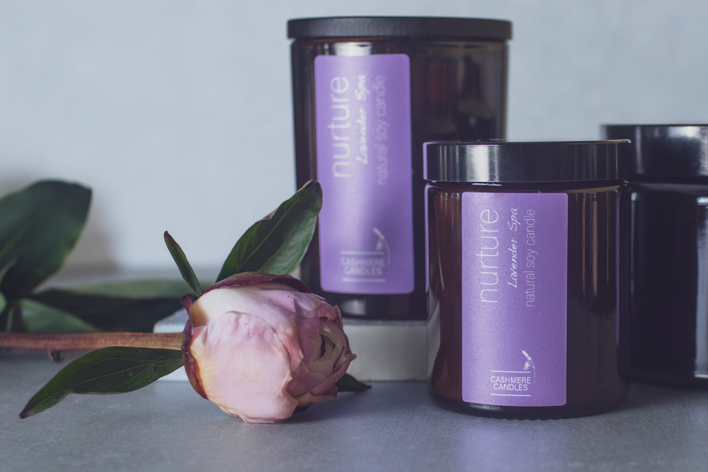 Nurture Natural Soy Medium Candle (Lavender Spa)